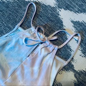 Large Wallflower Tie Dye Halter Dress